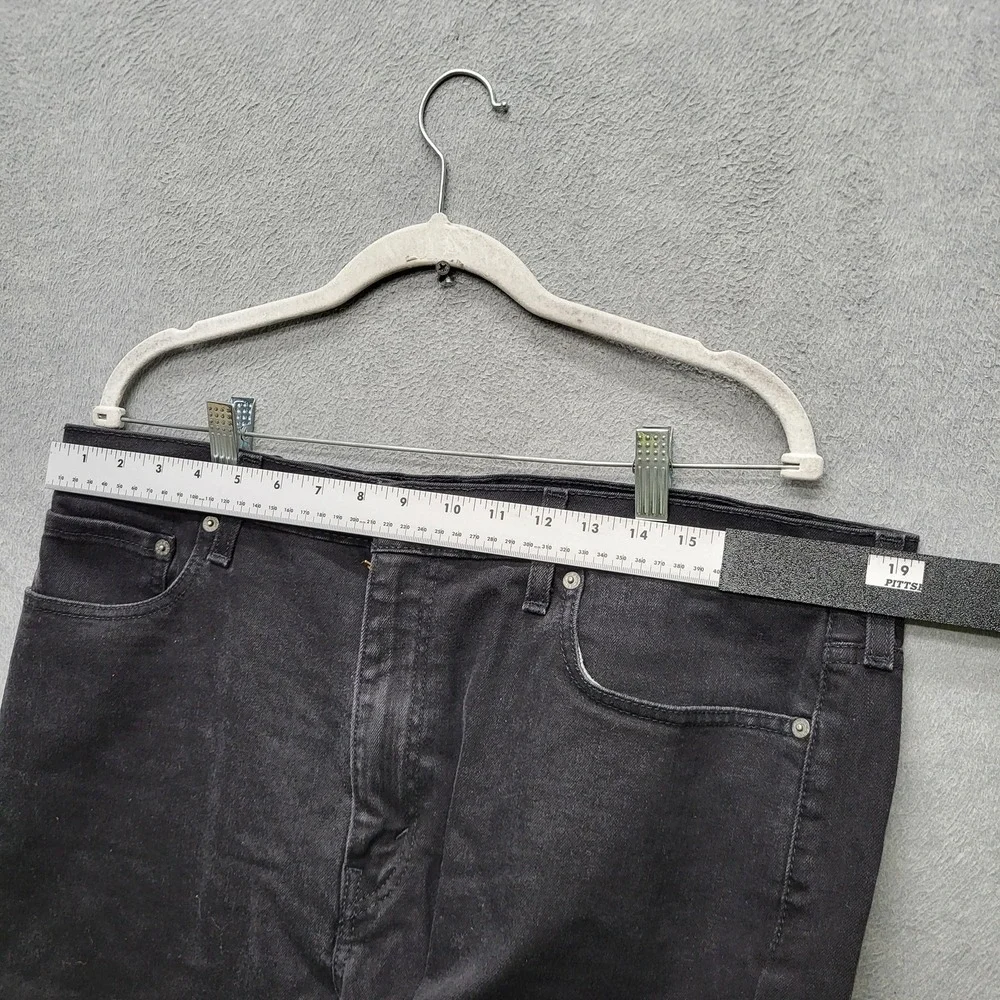 Levi's 512 Men‎ Jeans 38X32 Black Denim Slim Taper Fit 30